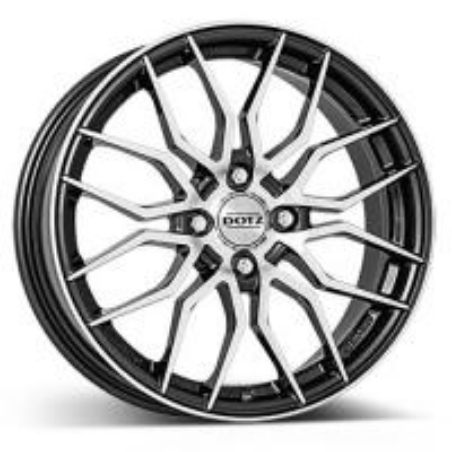 Imagine Jante din aliaj DOTZ LimeRock dark R16