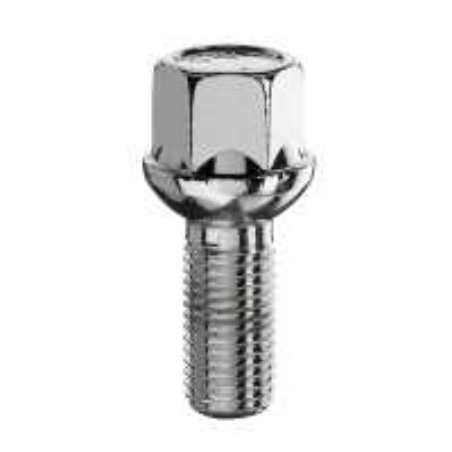 Imagine Z609013 Kit montaj otel M12x1.5x28 Surub L 28mm | Hex 17 | 20buc Sferic
