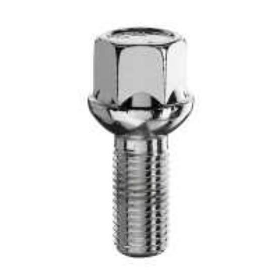 Imagine Z609013 Kit montaj otel M12x1.5x28 Surub L 28mm | Hex 17 | 20buc Sferic