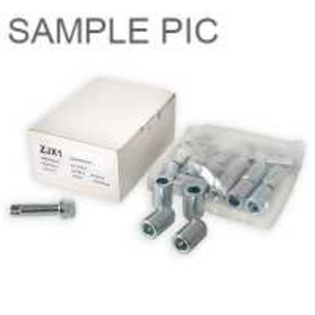 Imagine ZJX3 Kit montaj aliaj M12X1.50 Piulita Hex 21 | 20buc Conic Fara inel
