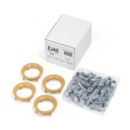 Imagine ZJAE Kit montaj aliaj M14X1.50 Surub L 28mm | Hex 17 | 20buc Conic Inel  Int 57.1/Ext 70.1