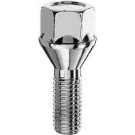 Imagine Z609079 Kit montaj otel M12x1,75x28 Surub L 28mm | Hex 19 | 20buc Conic
