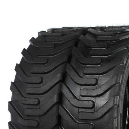 Imagine DUAL 315/70R22.5 BANDENMARKT EXCAVATOR 154A8 18PR TL ON WHEEL 7.50x22.5 10-HOLES VOLVO YELLOW
