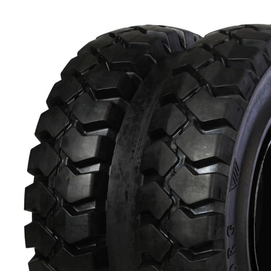 Imagine (DUAL) 12.00-20/8.0 TRELLEBORG EXCAVATOR (SOLID) ON RIM 281-335-10 STUD A3 WITH SPACER