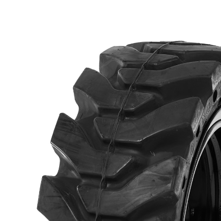 Imagine 33x12-20 (12-16.5) TY CUSHION F2A ON 8.00-20 RIM BLACK (SOLID) RIGHT