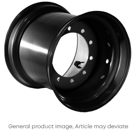 Imagine Jante camion Jantsa24.00x22.5 WHEEL JANTSA (240261) RAL 9005 BLACK 281-335-10 A3 ET-100 INCL. REINFORCEMENT RING